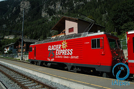 Train Glacier Express, Suisse
