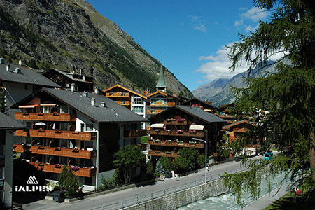 Zermatt quai Matter Vispa, Suisse