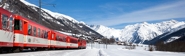 train Glacier Express, Suisse