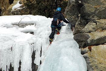 Escalade rocher et glace en Valais, Suisse