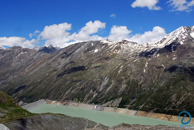 Barrage de Mattmark, Valais, Suisse