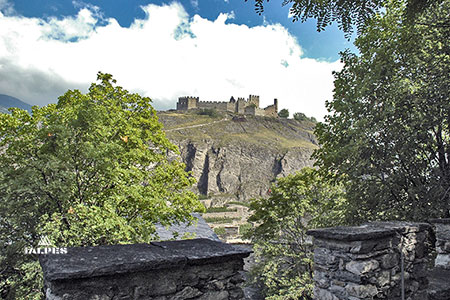 Château de Tourbillon à Sion, Suisse