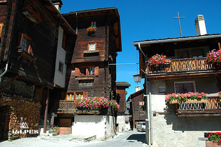 Village de grimentze, Valais