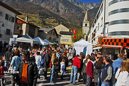 Jour de marché en Valais