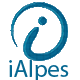 Logo iAlpes, Tourisme France-Suisse-Italie