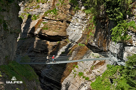 Leukerbad, gorges de la Dalla, Suisse