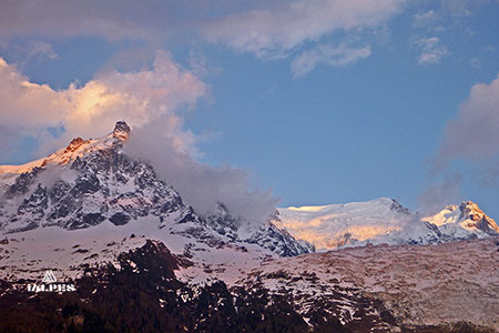 Randonnaz, couché de soleil