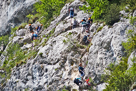 Via ferrata en Valais
